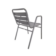 This is a product image of Kochi Outdoor 2 Chairs & Coffee Table Set in Grey. It can be used as an Outdoor Furniture.